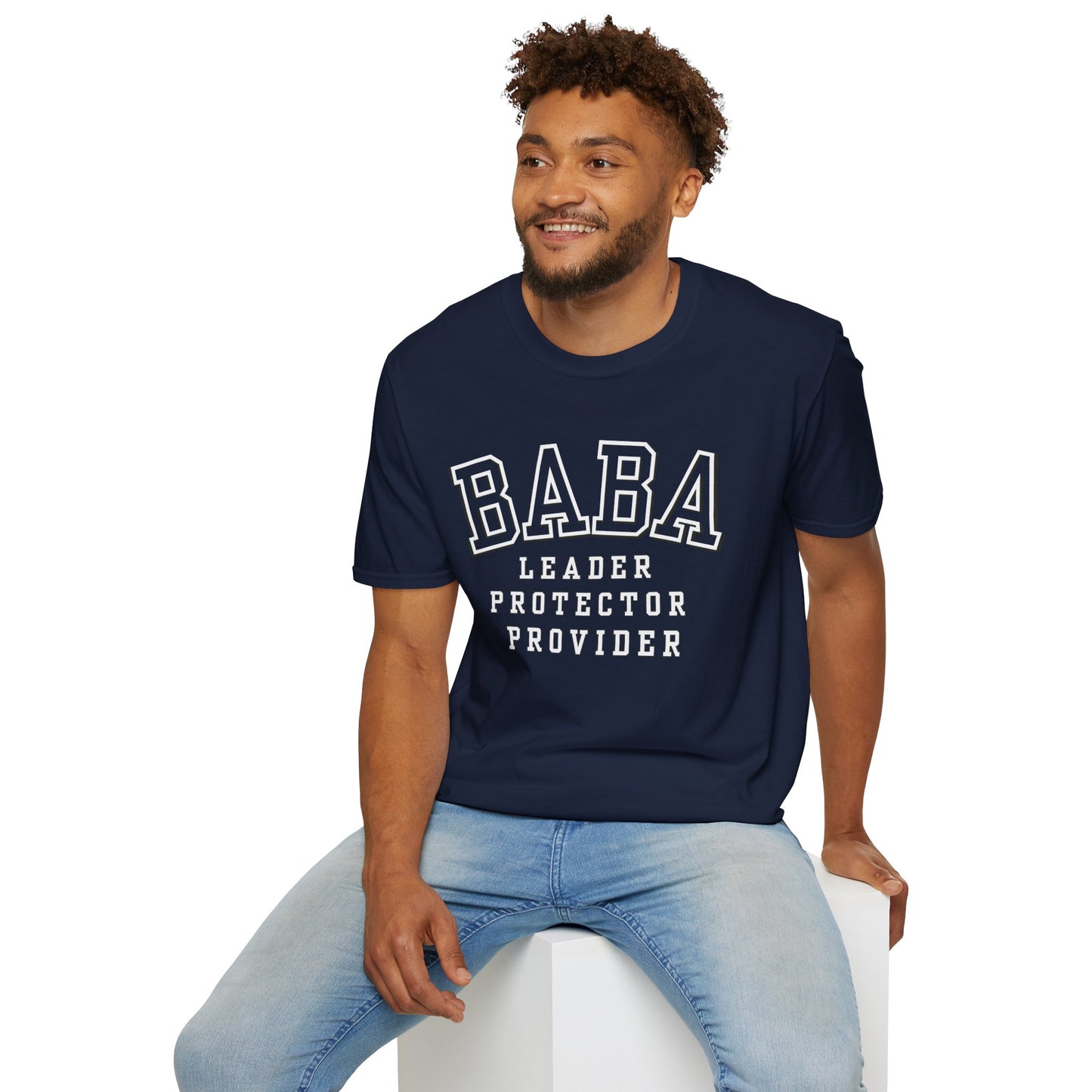 Baba Leader Protector Provider T‑Shirt — Father's Day Dad Tee