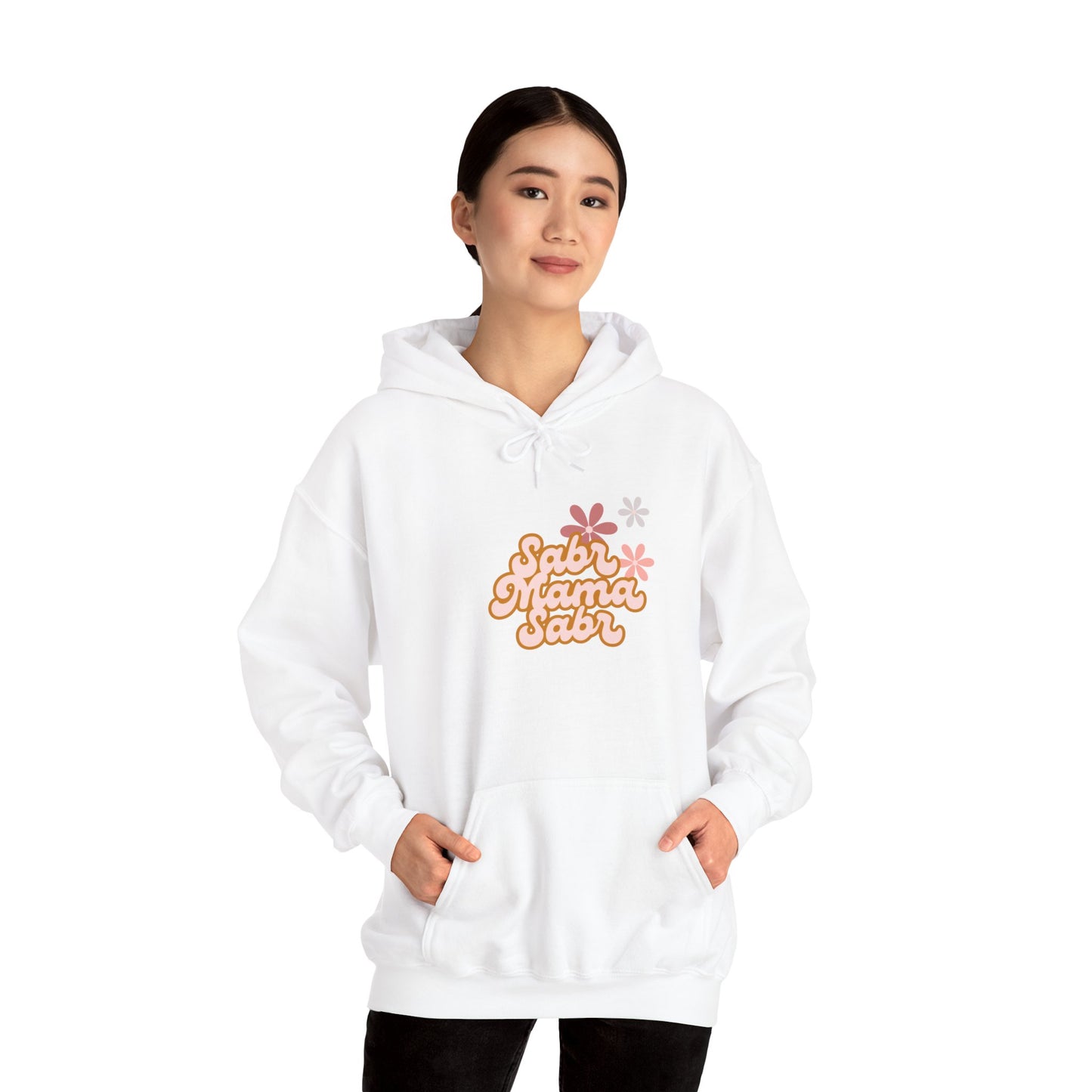 Sabr Mama Sabr Hoodie | Muslim Mom faith-based patience message