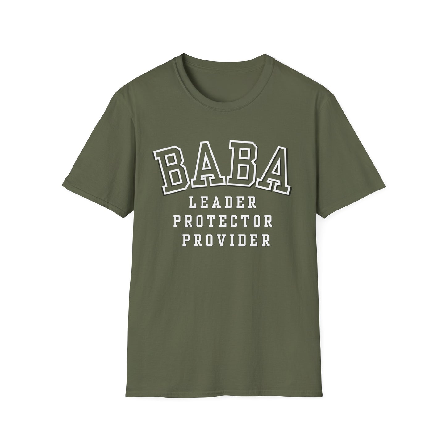 Baba Leader Protector Provider T‑Shirt — Father's Day Dad Tee