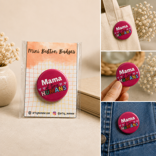 BUTTON BADGES 3 FOR 10$