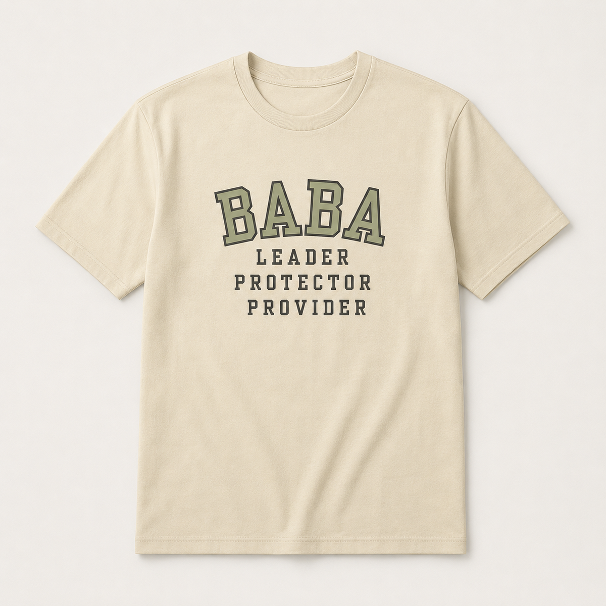 Baba Leader Protector Provider T-Shirt | Muslim Dad Shirt | Islamic Father Gift