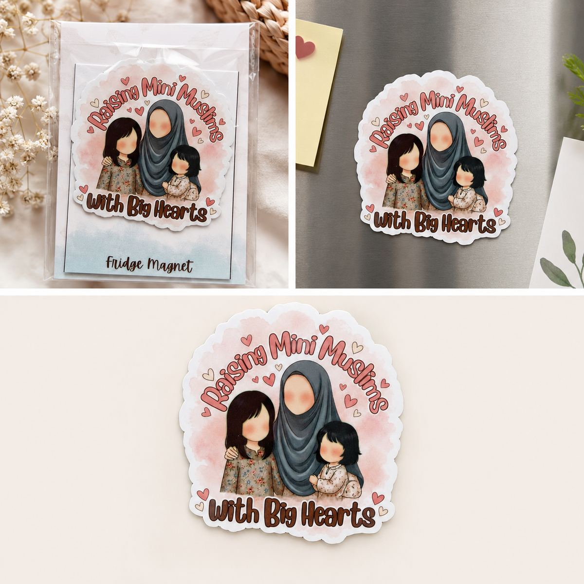 Islamic Fridge Magnets | Muslim Mom & Family Gift Magnets