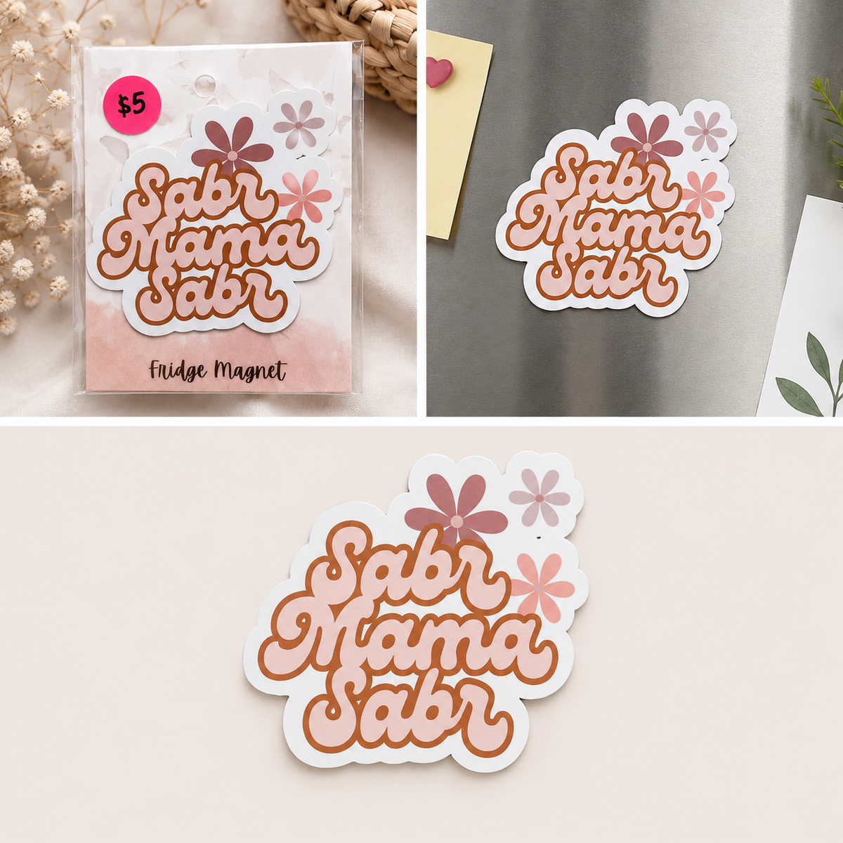 Islamic Fridge Magnets | Muslim Mom & Family Gift Magnets
