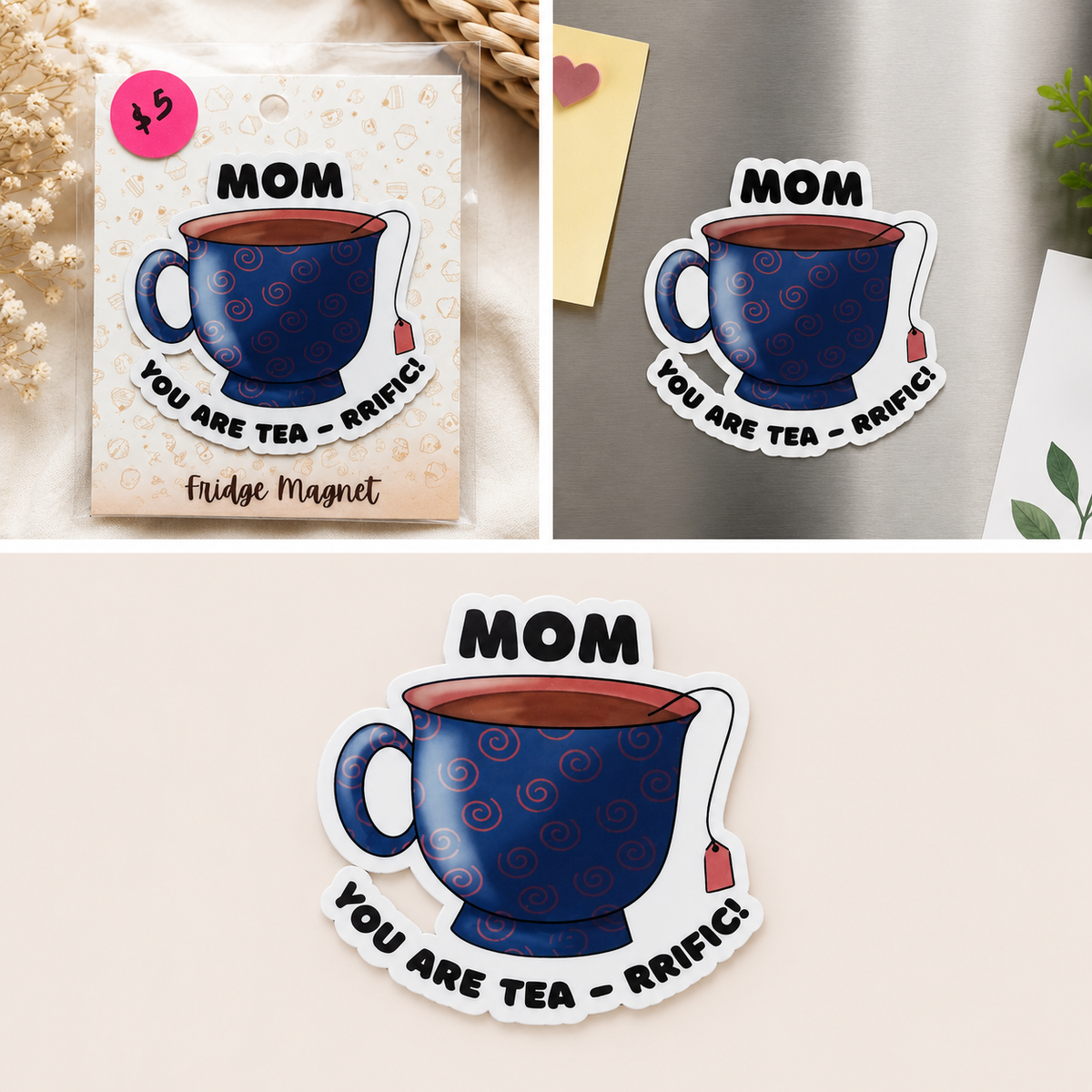 Islamic Fridge Magnets | Muslim Mom & Family Gift Magnets