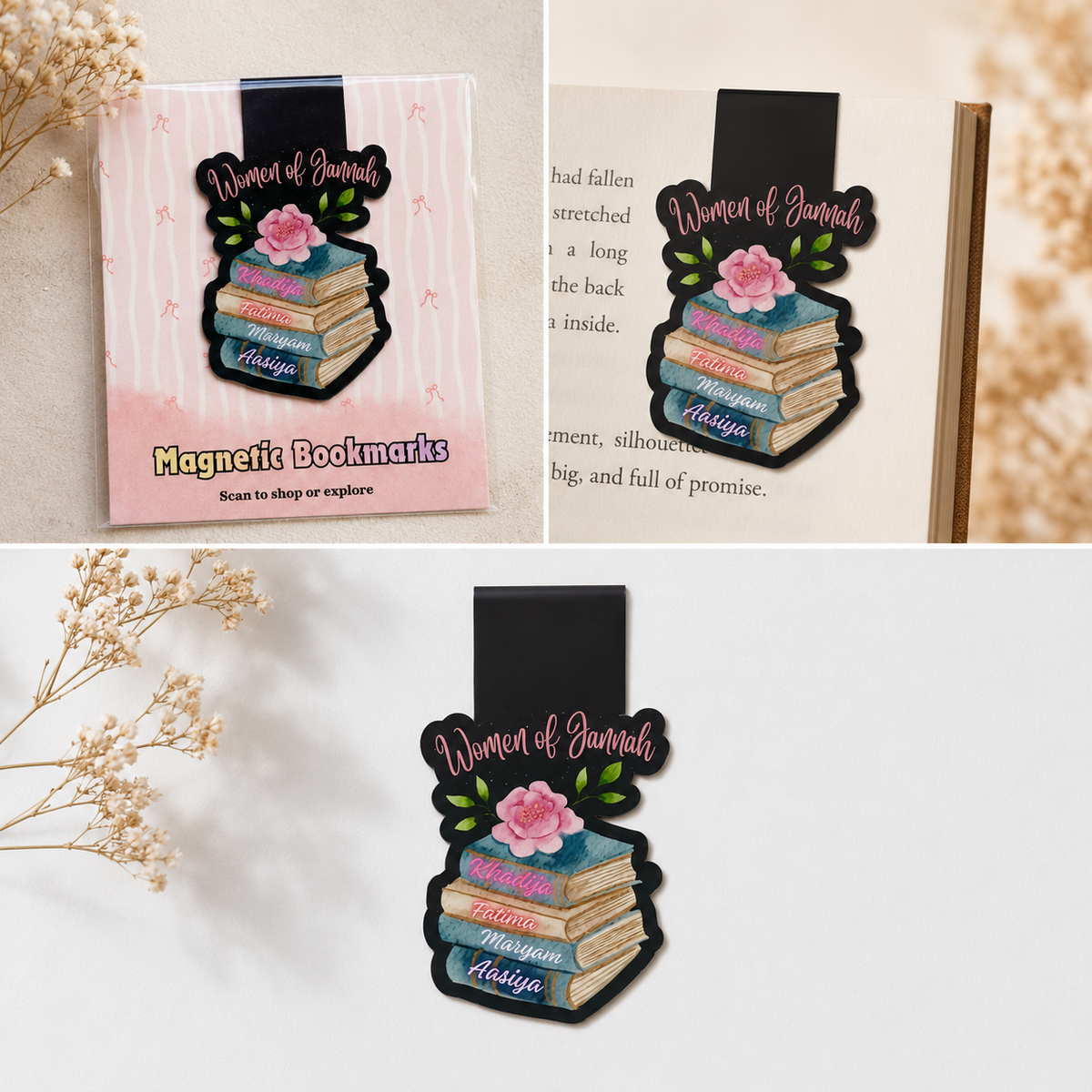 Magnetic Bookmarks | Islamic & Cute Bookmarks for Kids & Adults