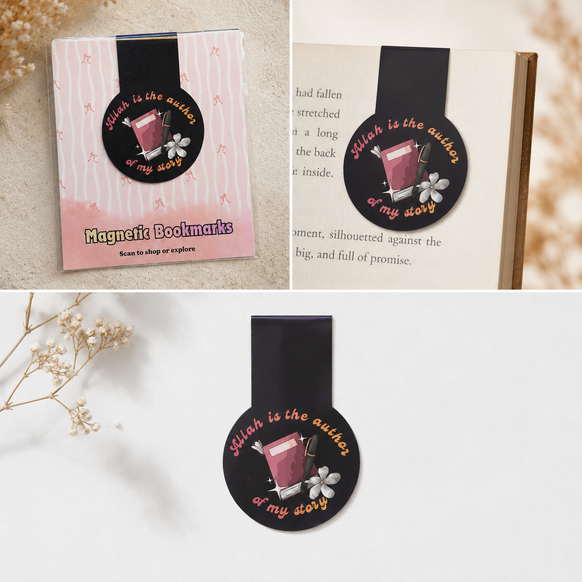 Magnetic Bookmarks | Islamic & Cute Bookmarks for Kids & Adults