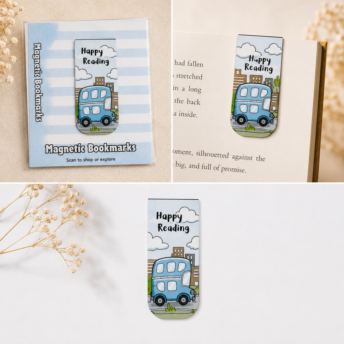 Magnetic Bookmarks | Islamic & Cute Bookmarks for Kids & Adults