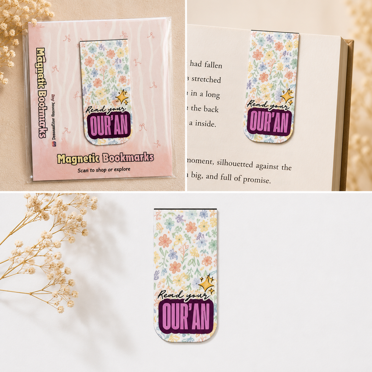 Magnetic Bookmarks | Islamic & Cute Bookmarks for Kids & Adults