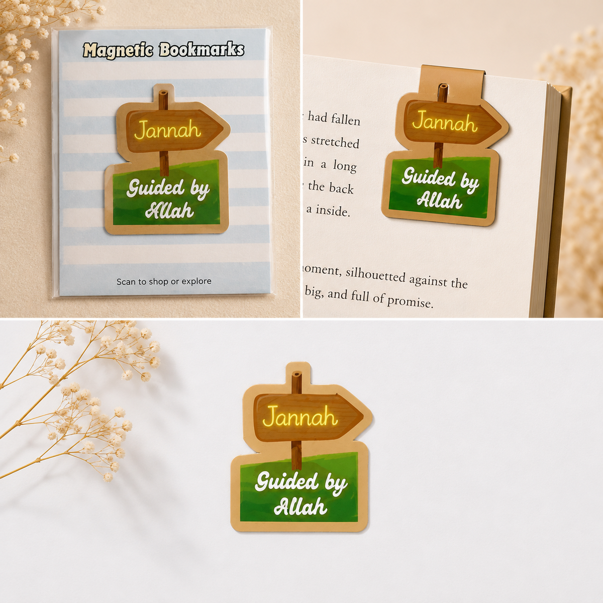 Magnetic Bookmarks | Islamic & Cute Bookmarks for Kids & Adults